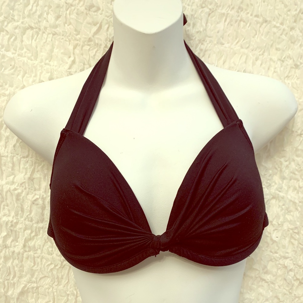 MALIBU DREAM GIRL Black Bandeau bikini top